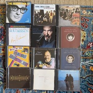 Mix of various artists music CDs